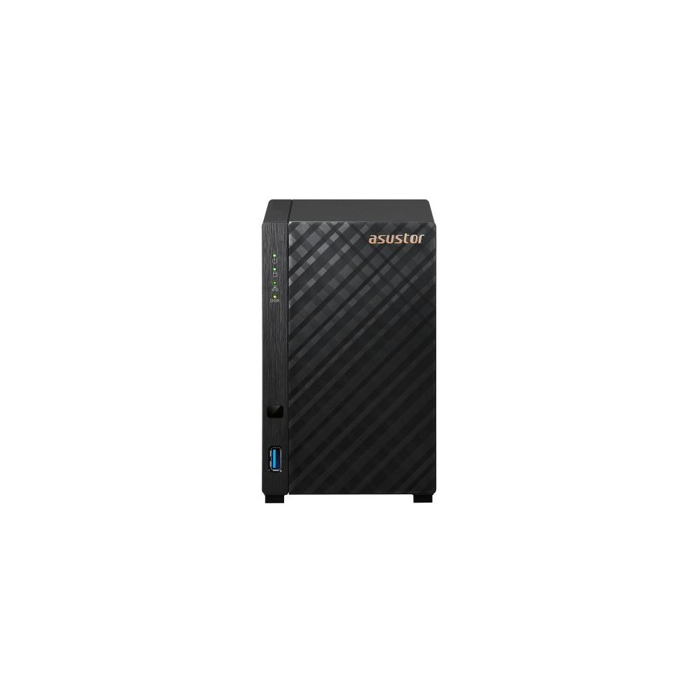 ASUSTOR NAS TOWER 2 bay (3.5''), Realtek RTD1619B, Quad-Core 1.7GHz, 1GB, 1GbE x1, USB x2, WOW (Wake on WAN).. AS1102TL