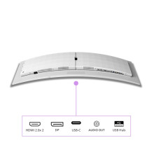 Philips Evnia 8000 49M2C8900L/00 Monitor PC 124,2 cm (48.9") 5120 x 1440 Pixel Dual QHD QD-OLED Bianco