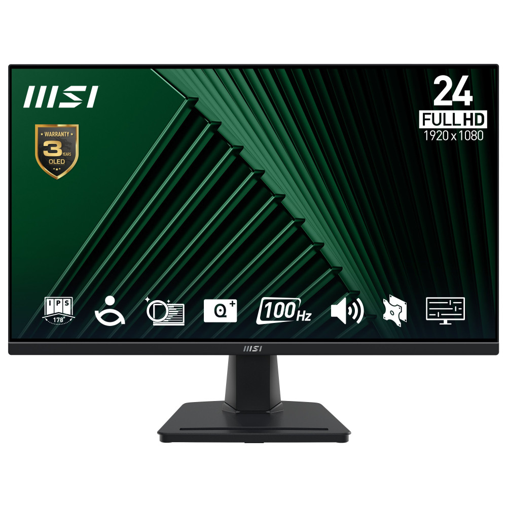 MSI Pro MP245G Monitor PC 60,5 cm (23.8") 1920 x 1080 Pixel Full HD LCD Nero