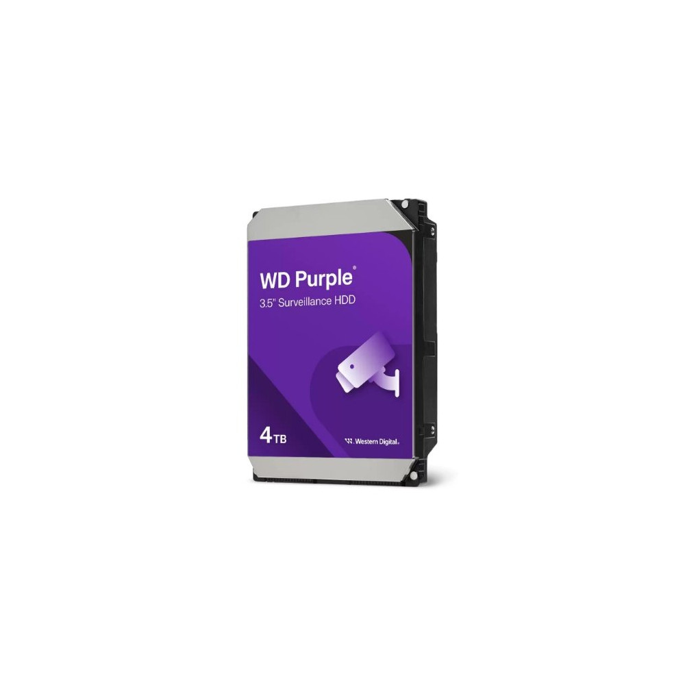 HD WD SATA3 4TB 3.5" PURPLE INTELLIPOWER 256mb cache 24x7 - (Ideali per DVR/PVR) WD44PURZ - Gar. 3 anni WD44PURZ WD