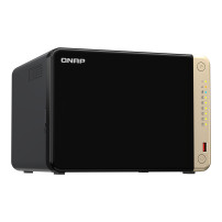 QNAP TS-664 NAS Tower Intel® Celeron® N5095 8 GB DDR4 0 TB QNAP QTS Nero, Bronzo