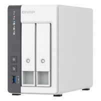QNAP TS-216G server NAS e di archiviazione Tower Cortex-A Cortex-A55 4 GB HDD Bianco