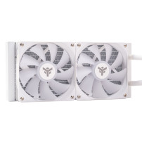COOLER ITEK "EVOLIQ 240 V2 ARGB WE" 240mm (Raff. a Liquido) ARGB ,PWM,SKT UNIVERSALE - ITLCEVOAW240V2 - WHITE
