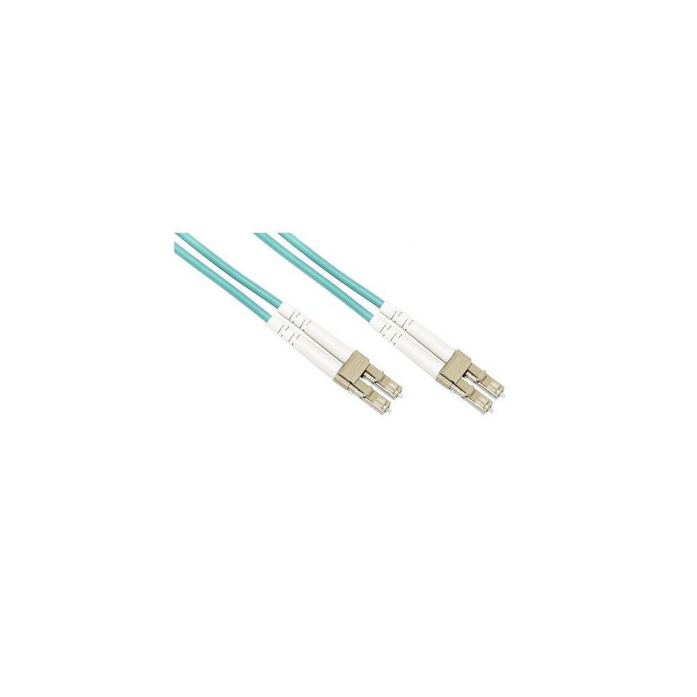 CAVO LINK FIBRA OTTICA LC A LC MULTIMODE DUPLEX HALOGEENFREE LSZH CLASSE OM3 50/125 3mt LKLCLC3503