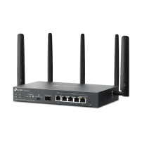 ROUTER TP-LINK ER706W-4G GIGABIT VPN 4G AX3000 1P Gigabit SFP WAN/LAN,1P Gigabit RJ45 WAN,4P GigabitWAN/LAN RJ45 1Nano SIM slot