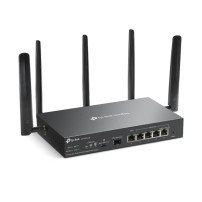 ROUTER TP-LINK ER706W-4G GIGABIT VPN 4G AX3000 1P Gigabit SFP WAN/LAN,1P Gigabit RJ45 WAN,4P GigabitWAN/LAN RJ45 1Nano SIM slot