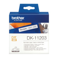 ETICHETTE BROTHER DK-11203 CONF.300PZ ADESIVE 17x87mm X QL-500 QL-550 QL-560 QL-570 QL-700 QL-710W QL-800 QL-810W