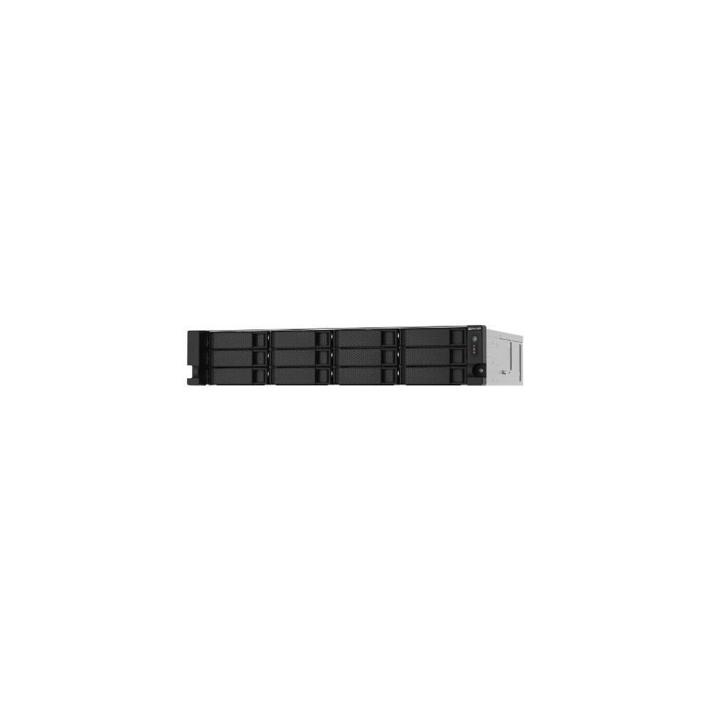 NAS RACK 2U QNAP TS-1273AU-RP-8G 12HD 3,5"/2,5" NOHDD 2P 2.5 GBE 2USB-C 2USB-A 8GB DDR4 4C AMD Ryzen V1000 V1500B 2x300w