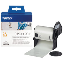 NASTRO BROTHER DK-11207 ADESIVO in PELLICOLA 100 ETICHETTE CD/DVD diam. 58mm