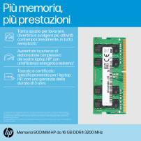HP 16GB DDR4 (1x16GB) 3200 SODIMM Memory 8C4X9AA