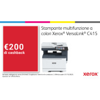 Xerox Multifunzione VersaLink C415V_DN A4 40ppm b/n e colore 1x250 + Bypass fg singolo DADF Single Pass F/R FAX LAN USB