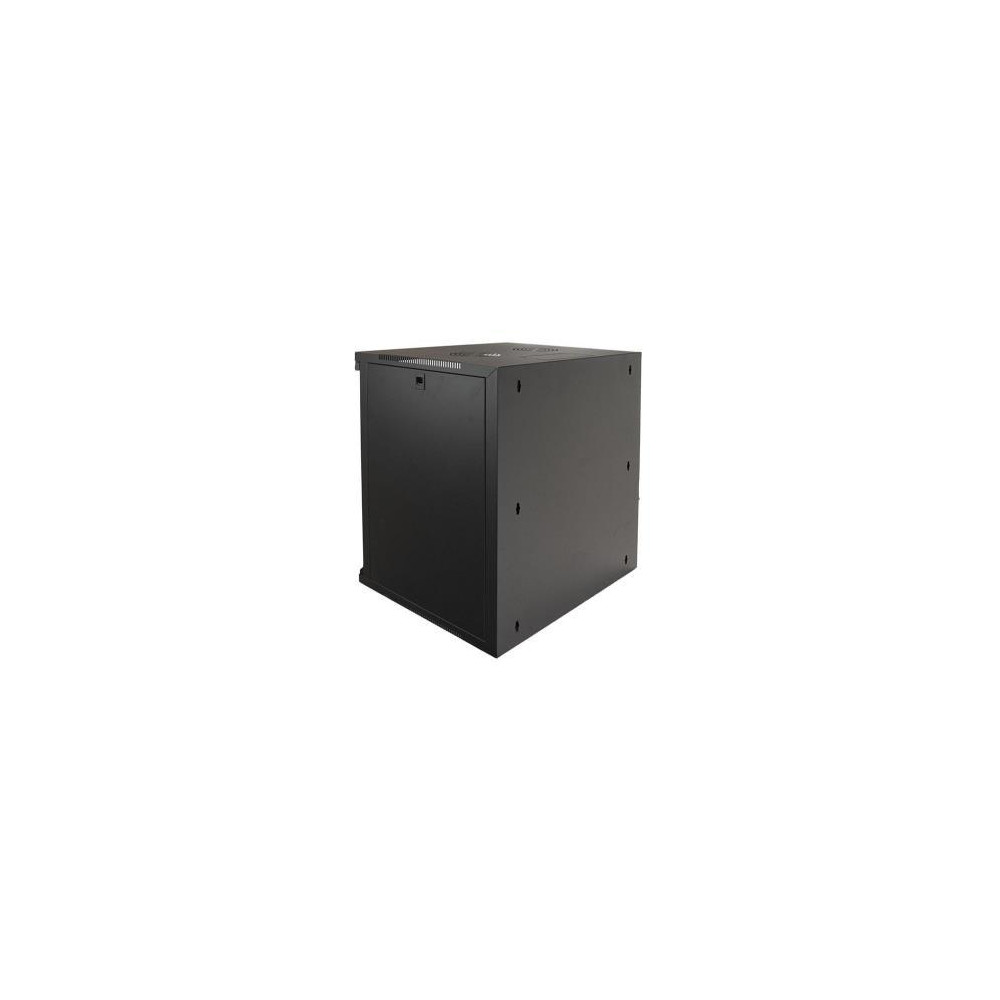 ARMADIO RACK 19" 15 UNITA' DA MURO PER RETI (A)750 X (L)540 X (P) 450 MM COLORE NERO PORTA VETRO LK1915UN