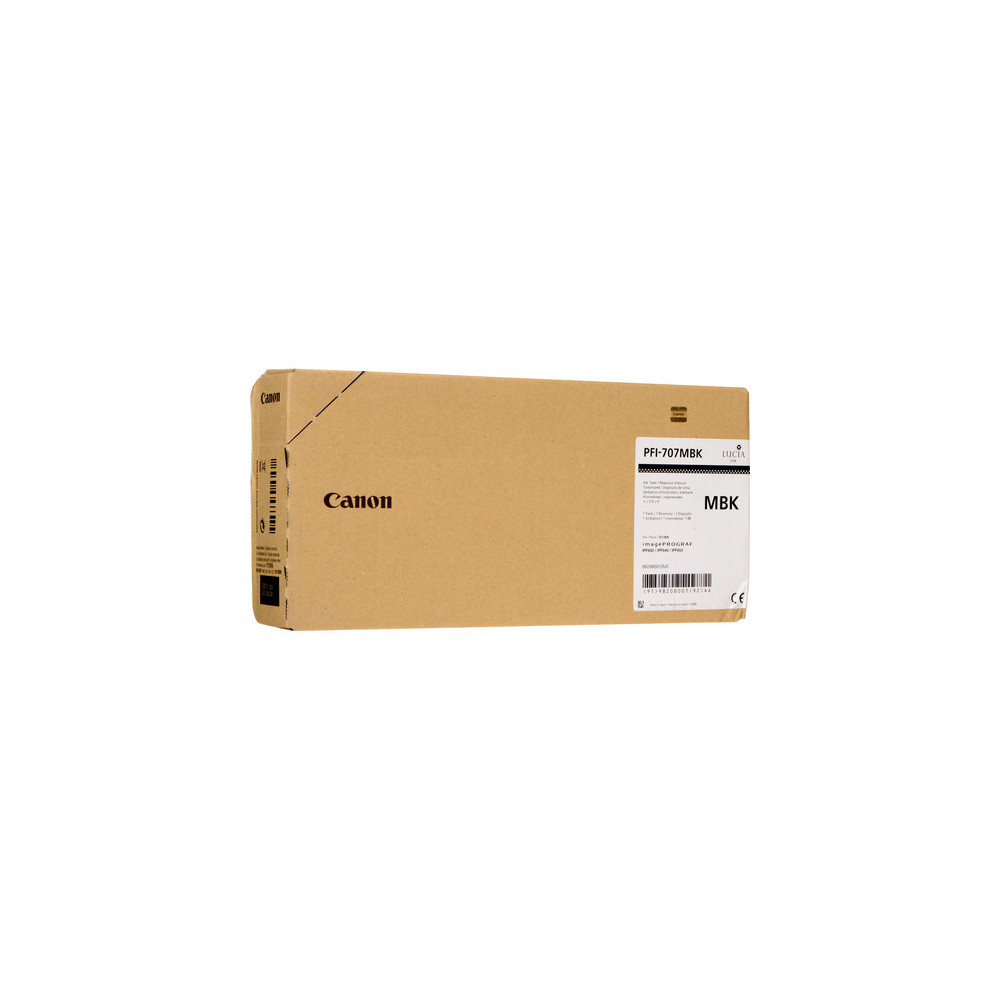 SERBATOIO INCH. PFI-707MBK Matte Black (700ml) x iPF 830 840 850 9820B001