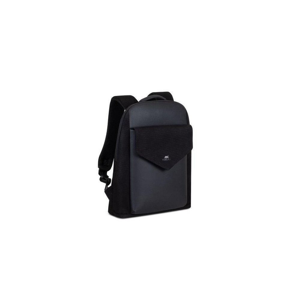 ZAINO RIVACASE CARDIFF Canvas urban backpack 14"- NERO  - R8524B