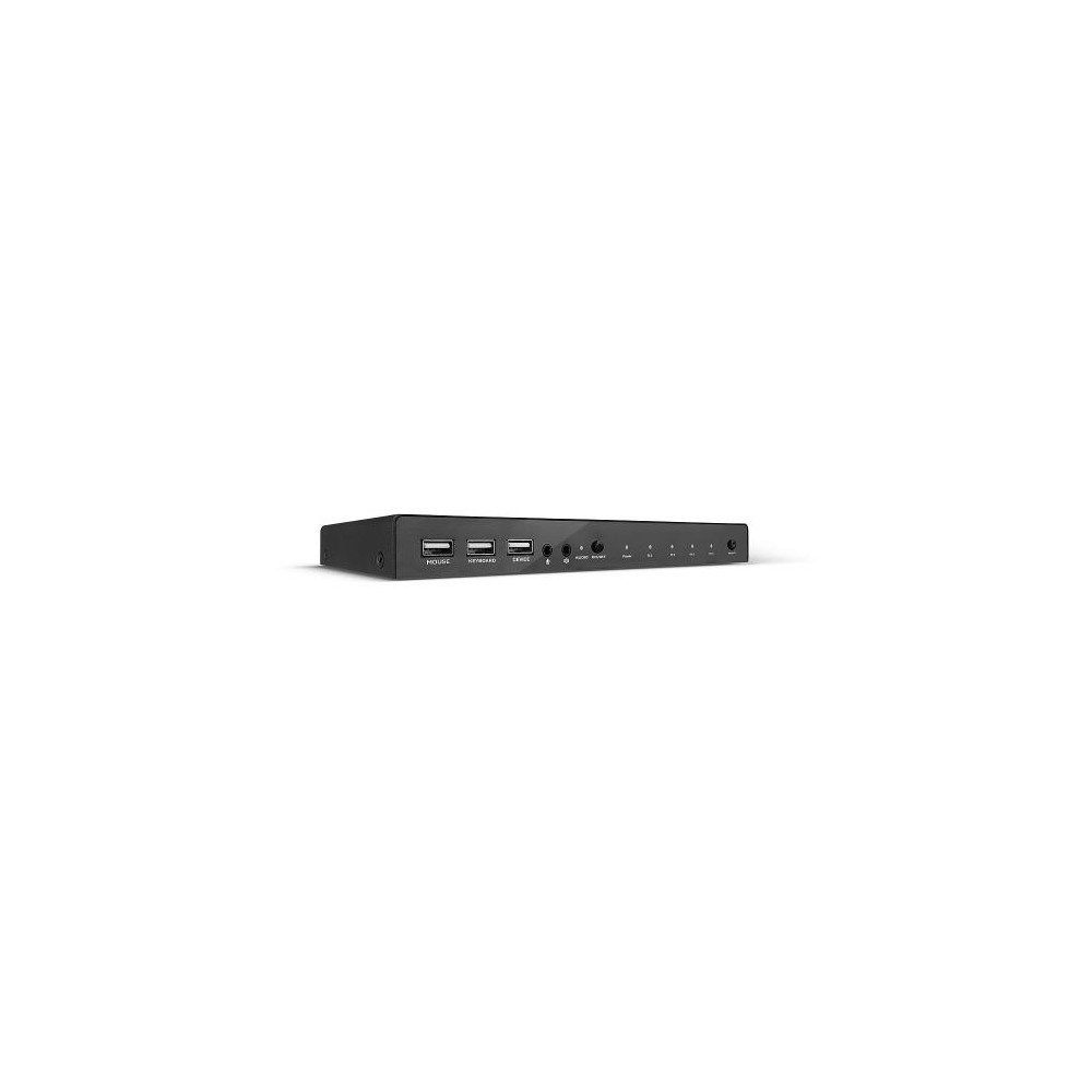 Switch LINDY KVM HDMI 4K60, USB 2.0 & Audio, 4 Porte - 32810