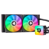 COOLER ITEK " SKETLIQ 240 ARGB" 120mm (Raff. a Liquido) ARGB TRAMITE CONTROLLER O MB, PWM, SKT UNIVERSALE - ITLCSKEA240