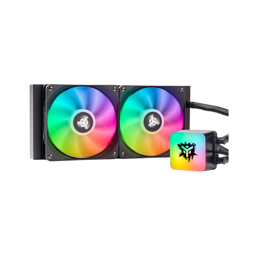 COOLER ITEK " SKETLIQ 240 ARGB" 120mm (Raff. a Liquido) ARGB TRAMITE CONTROLLER O MB, PWM, SKT UNIVERSALE - ITLCSKEA240