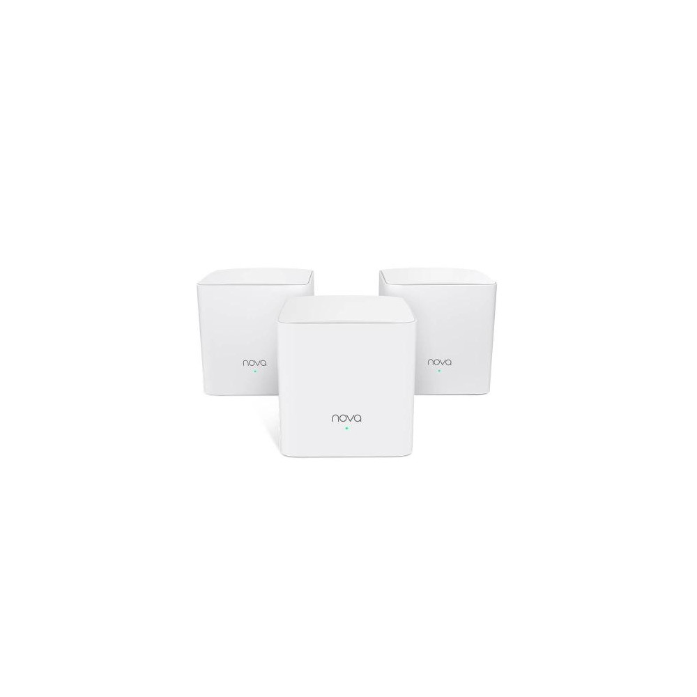 ROUTER TENDA NOVA nova MW5G(3-pack)WIRELESS AC1200 2P GIGABIT 2 antenne interne COPERTURA FINO A 350m2