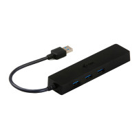 i-tec USB-C Slim HUB 3-Port mit Gigabit Ethernet Adapter