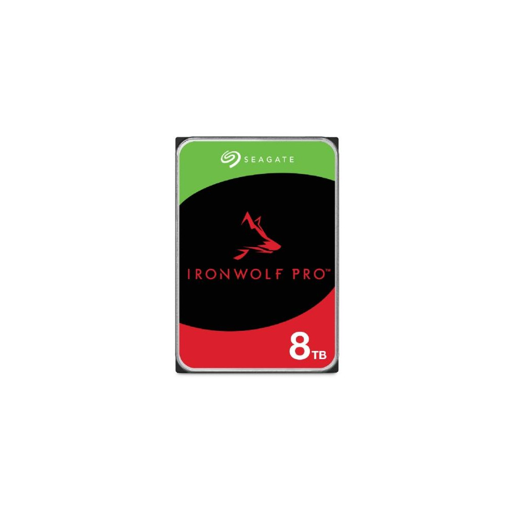 HD SEAGATE IRONWOLF PRO 8TB SATA3 3.5" 7200 RPM  256mb cache 24x7 - NAS HDD - ST8000NT001 - Gar. 5 anni
