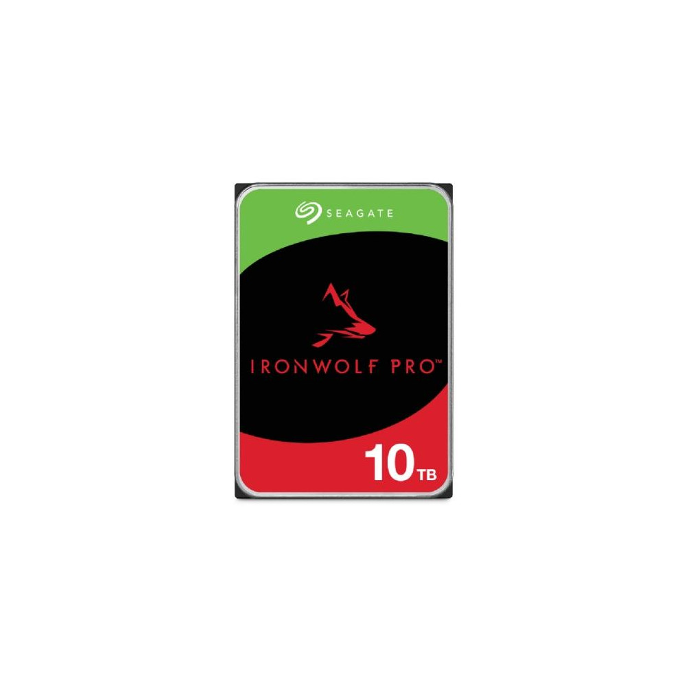 HD SEAGATE IRONWOLF PRO 10TB SATA3 3.5" 7200 RPM  256mb cache 24x7 - NAS HDD - ST10000NT001 - Gar. 5 anni