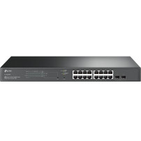 TP-Link Omada SG2218P switch di rete Gestito L2/L2+ Gigabit Ethernet (10/100/1000) Supporto Power over Ethernet (PoE) 1U Nero