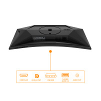 TFT AOC C27G4ZXU 68.5 cm (27)LED,2xHDMI,DisplayPort,SP 280Hz gebogen