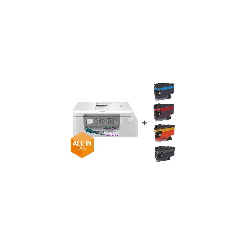 MULTIFUNZIONE BROTHER INK MFC-J4335DWXL (inbox 6k nero + 5k col) A4 20ipm 128MB 150FF FAX ADF DUPLEX USB2.0 WiFi LCD 4.5cm