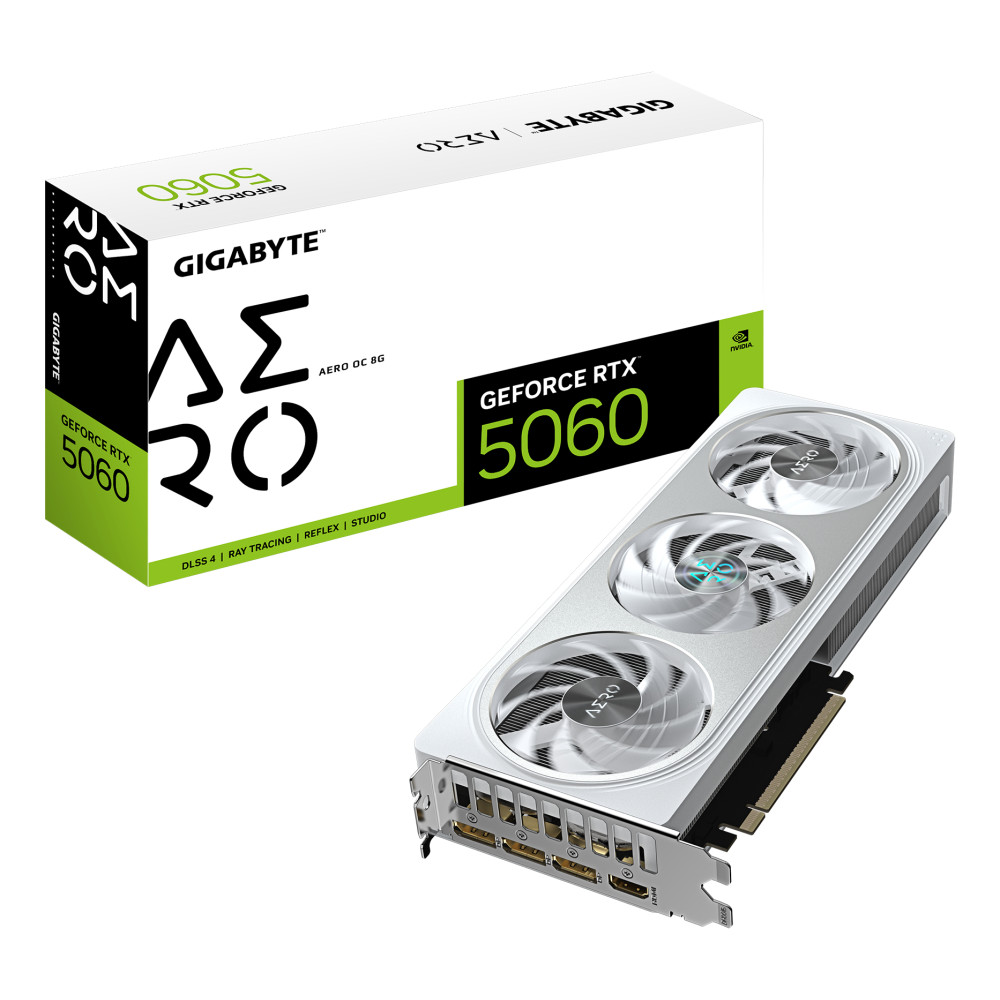 VGA Gigabyte GeForce® RTX 5060 8GB AERO OC