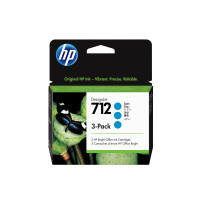 ORIGINAL HP Multipack ciano 3ED77A 712 ~1050 Seiten 87ml