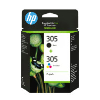 ORIGINAL HP Multipack nero / differenti colori 6ZD17AE 305 ~220 Seiten
