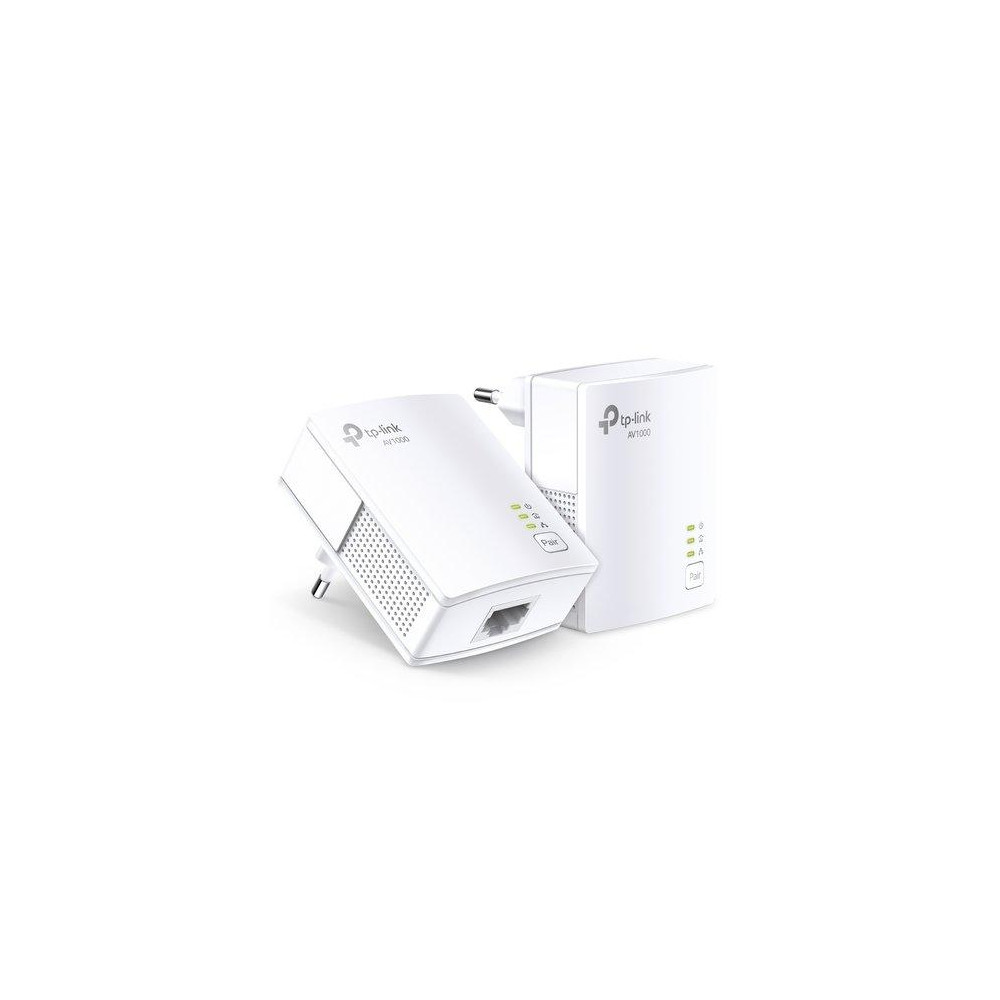 ADATTATORE POWERLINE TP-LINK TL-PA7017 KIT CONF.2PZ X LAN 1000M HOMEPLUG AV2 1P Gigabit Ethernet