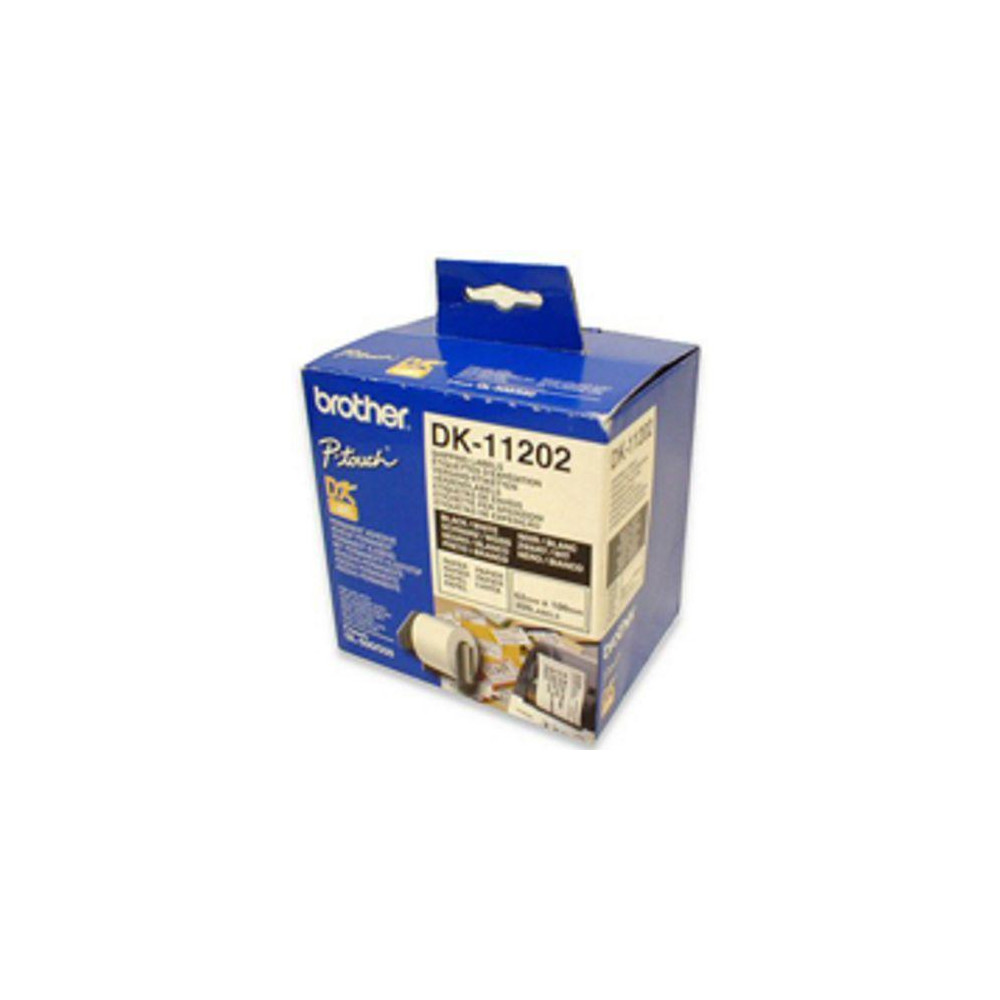ETICHETTE BROTHER DK-11202 CONF.300PZ ADESIVE 62x100mm X QL-500 QL-550 QL-1050 QL-1050N QL-570 QL-700 QL-710W QL-800 QL-810W