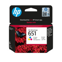 ORIGINAL HP Cartuccia d'inchiostro differenti colori C2P11AE 651 ~300 Seiten