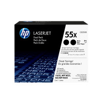 ORIGINAL HP Multipack nero CE255XD 55X ~25000 Seiten Pacco doppio