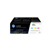 ORIGINAL HP Multipack ciano / magenta / giallo CF440AM 312A ~8100 Seiten CF381A + CF382A + CF383A