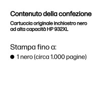 ORIGINAL HP Cartuccia d'inchiostro nero CN053AE 932 XL ~1000 Seiten Cartucce d'inchiostro