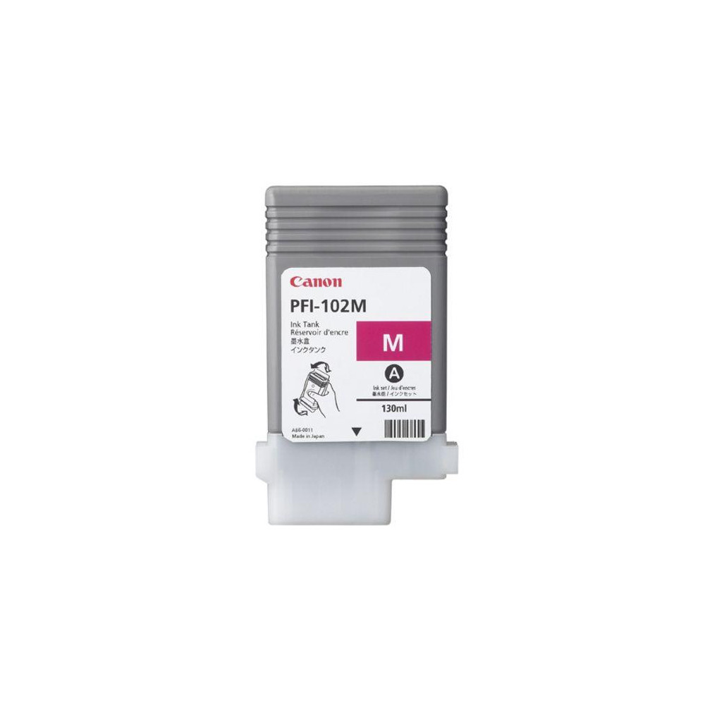 CANON SERBATOIO INCH. MAGENTA PFI-102M SINGOLO (130ml) 0897B001 x iPF 610/710/720/605/510