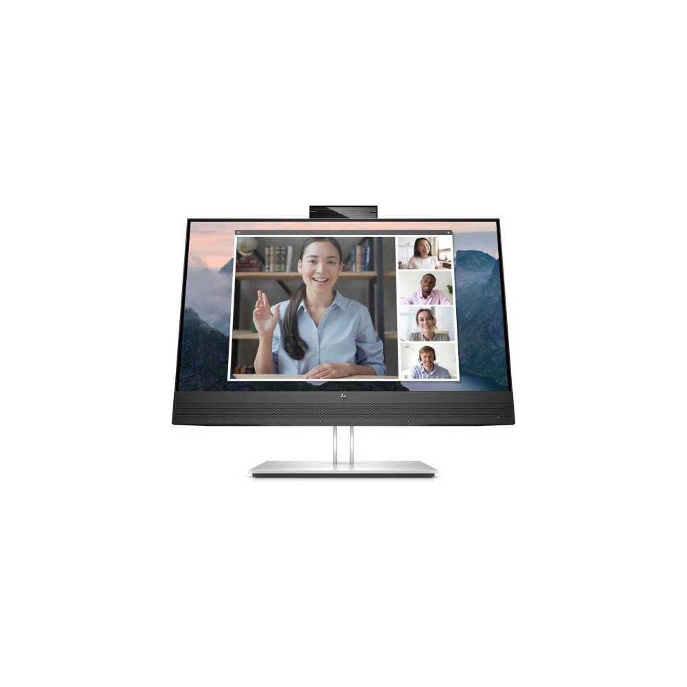 MONITOR HP LED 23.8" Wide E24mv 169L0AA IPS 1920x1080 5ms 250cd/m² 1000:1 (10.000.000:1) 2x2W MM WEBCAM PIVOT Reg.H VGA HDMI  DP