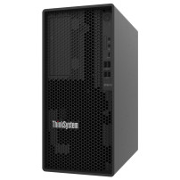 ThinkSystem ST50 V2 Xeon E-2324G (4C 3.1GHz 8MB Cache/65W), SW RAID, 2x1TB SATA, 1x16GB, 500W 94% EFF., No DVD