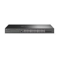 SWITCH TP-LINK SG3428XMP JETSTREAM 24P GIGABIT PoE L2+ Managed 4P 10GE SFP+, RJ45/Micro-USB Console Port, 1U 19-inch Rack-mou