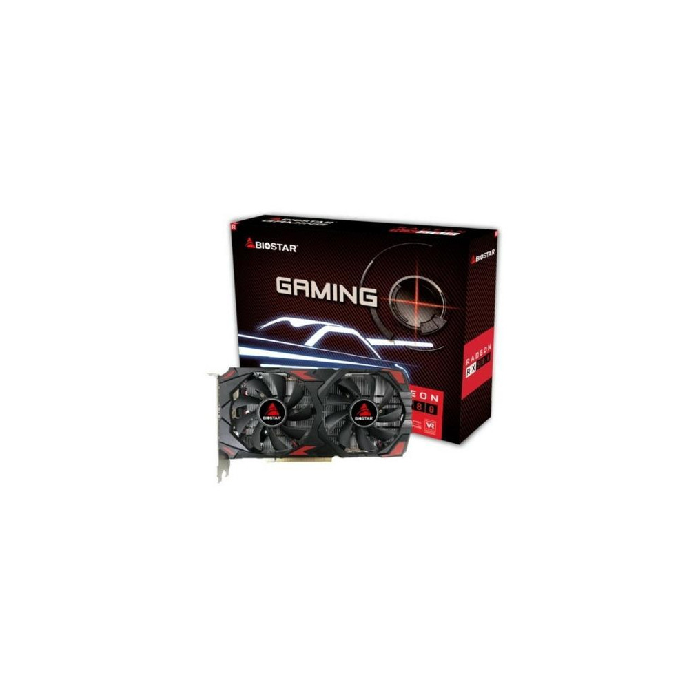 SVGA BIOSTAR AMD RADEON RX580 2048SP - 8GB GDDR5 256bit HDMI+2*DP PCIE 3.0