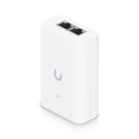 Ubiquiti. Compact U-PoE+-EU Injector capable of delivering 30 W of power to your Ubiquiti Access Points and Cameras - U-PoE+-EU