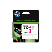 ORIGINAL HP Multipack magenta 3ED78A 712 ~1050 Seiten 87ml