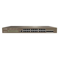 SWITCH IP-COM G5328P-24-410W 24P GIGABIT PoE+4P SFP, L3 MANAGED, Max PoE output power:370W max PoE output x Porta:30W