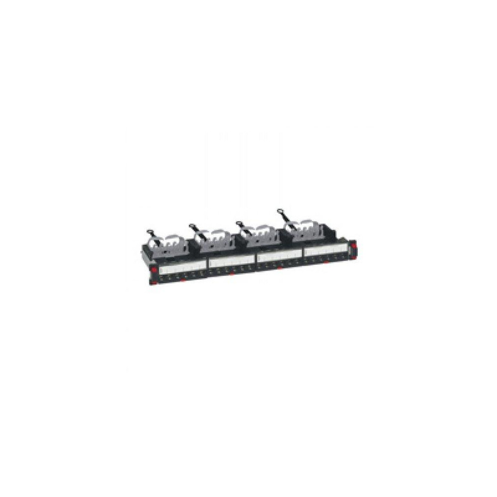 PATCH PANEL LEGRAND 19" PANNELLO MODULARE CON 24 -RJ45 CAT 6 UTP AD AGGANCIO RAPIDO MONTANTI