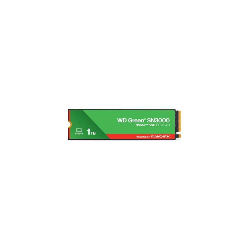 SSD WD  1TB GREEN SN3000 M.2(2280) PCIe NVME 4.0 X4 READ:5000MB/S-WRITE:4000MB/S WDS100T4G0E-00CPS0 WDS100T4G0E-00CPS0 WD