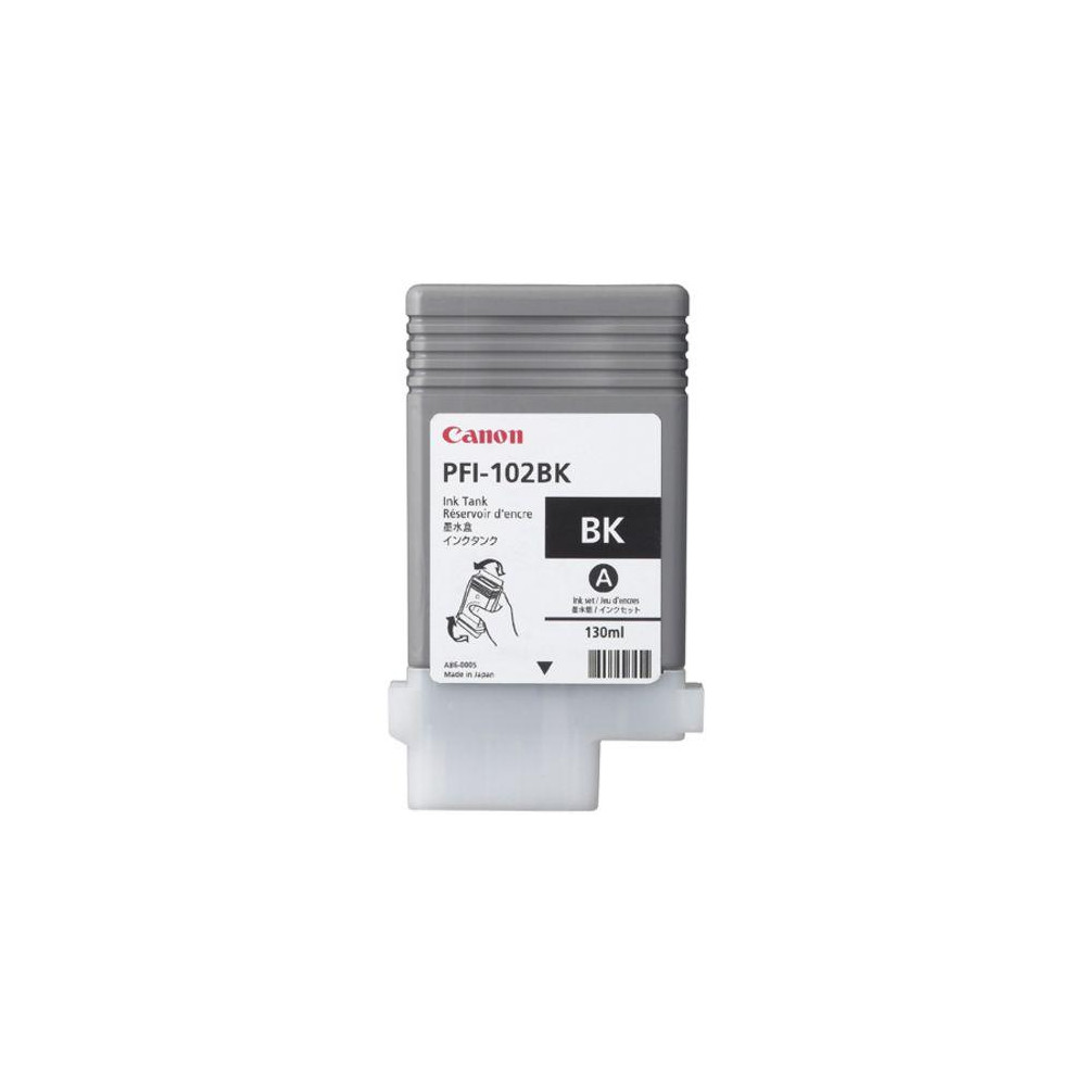 CANON SERBATOIO INCH. NERO PFI-102BK SINGOLO (130ml) 0895B001 x iPF 610/710/720/605/510