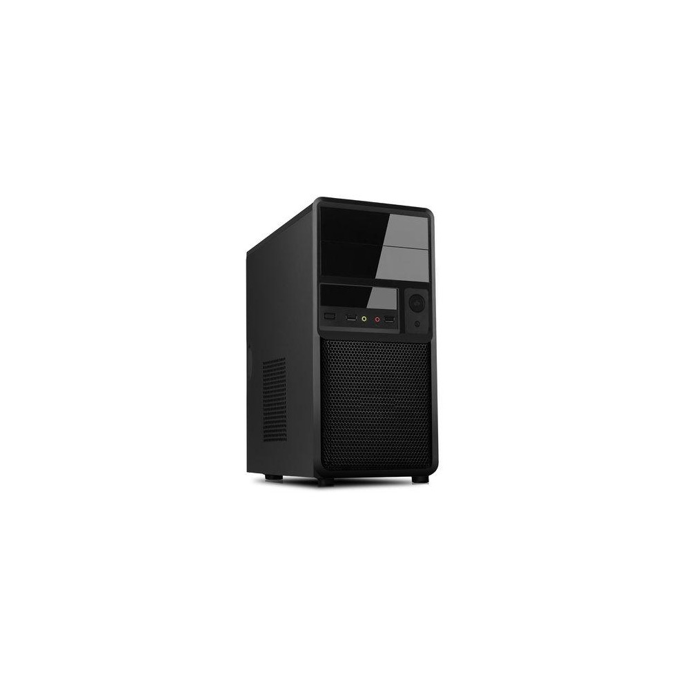 CASE ITEK MICRO ATX MINI TOWER "SPIDER" 500W USB3, BK MESH - ITM89BM
