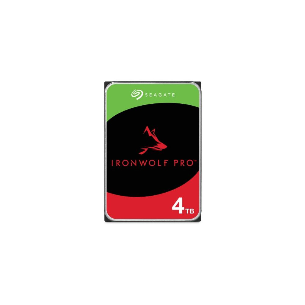 HD SEAGATE  IRONWOLF PRO 4TB SATA3 3.5" 7200 RPM  256mb cache 24x7 - NAS HDD - ST4000NT001- Gar. 5 anni/2Y SERVIZIO RESCUE